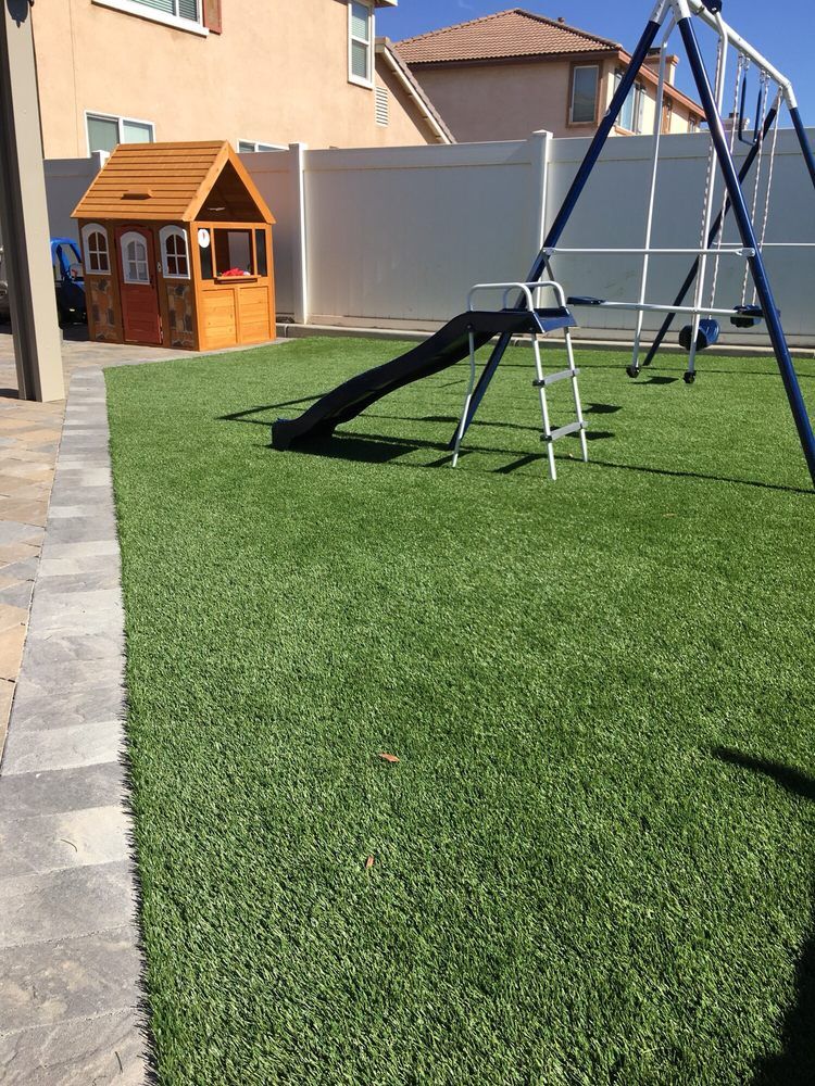 Playground Turf Surfaces for Backyards, Schools, Orange County Pavers